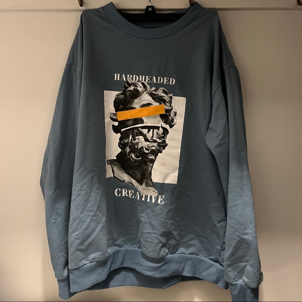Hardheaded Creative Graphic Sweatshirt